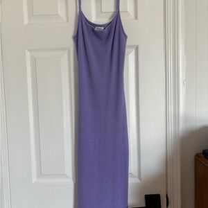 RVCA Lavender Ribbed Dress